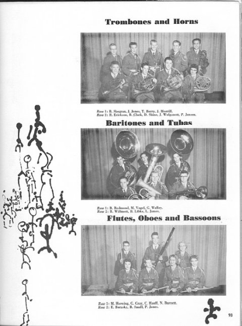 Trombones & Horns - Baratones and Tubas<BR>Flutes, Oboes and Bassons